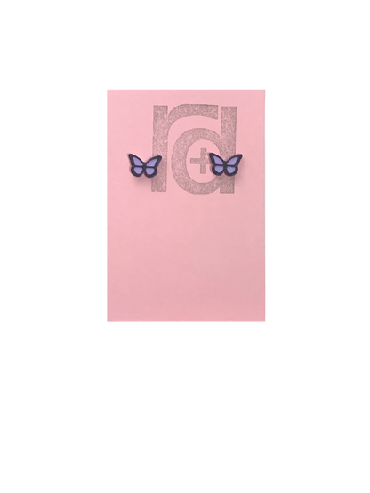 I Believe I Can Butterfly 3D Printed Earrings