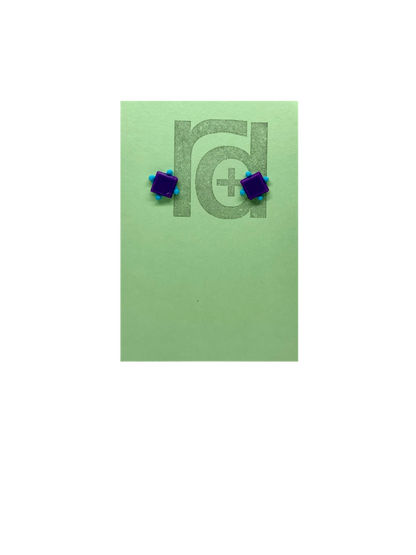 Power to the Pebble 3D Printed Earrings