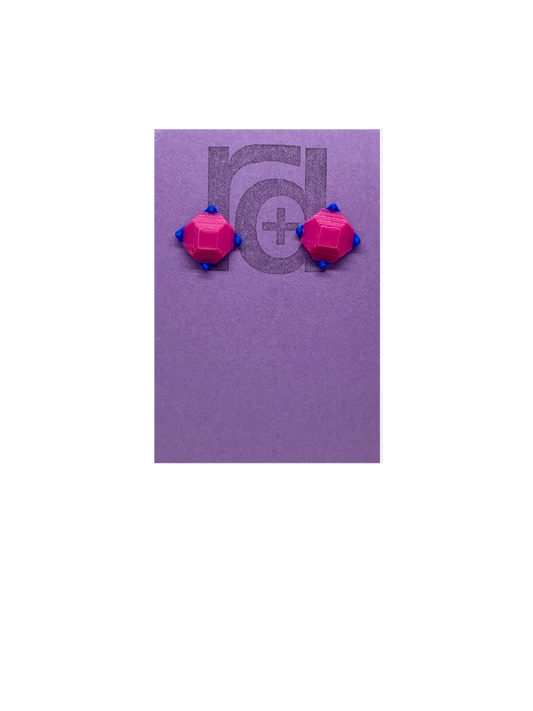 Rock Candy 3D Printed Earrings