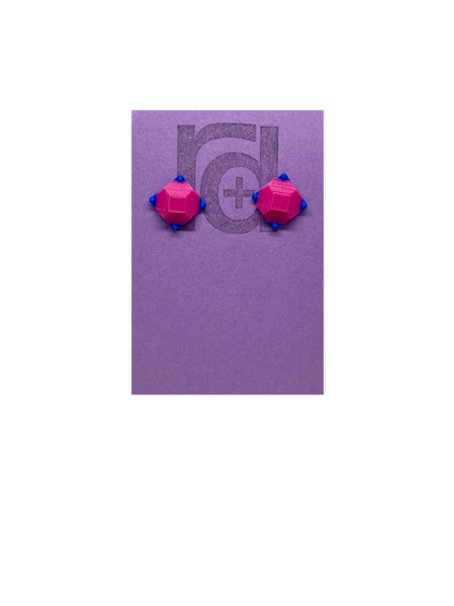 Rock Candy 3D Printed Earrings