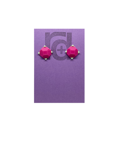 Rock Candy 3D Printed Earrings