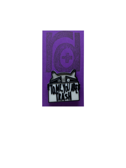 Trash Panda 3D Printed Pin