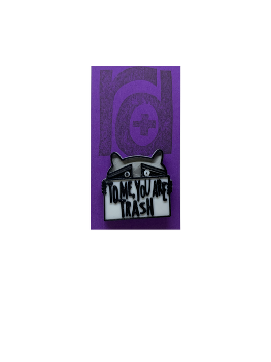 Trash Panda 3D Printed Pin
