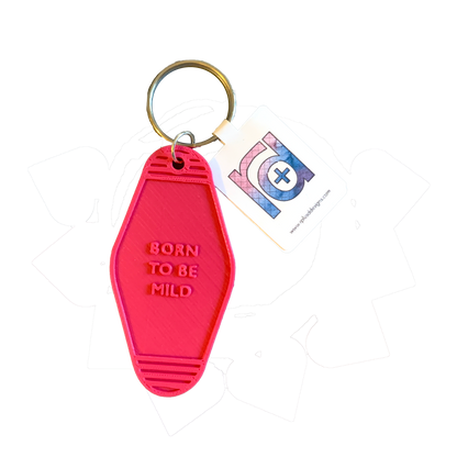 Cheeky 3D Printed Vintage Style Keychains
