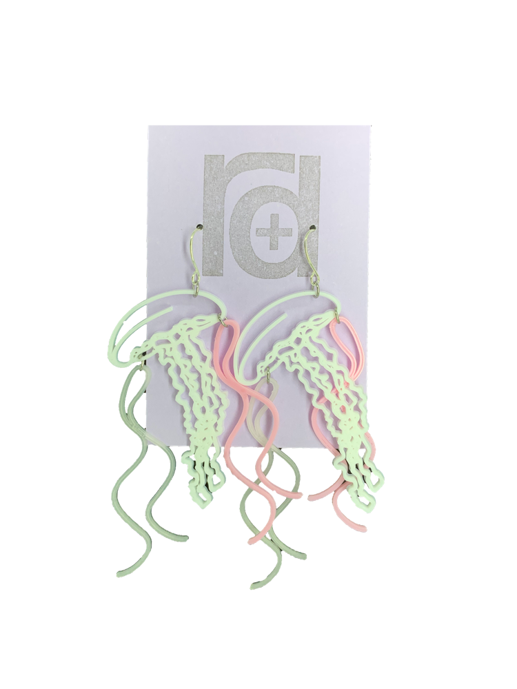 Don't Be Jelly 3D Printed Earrings