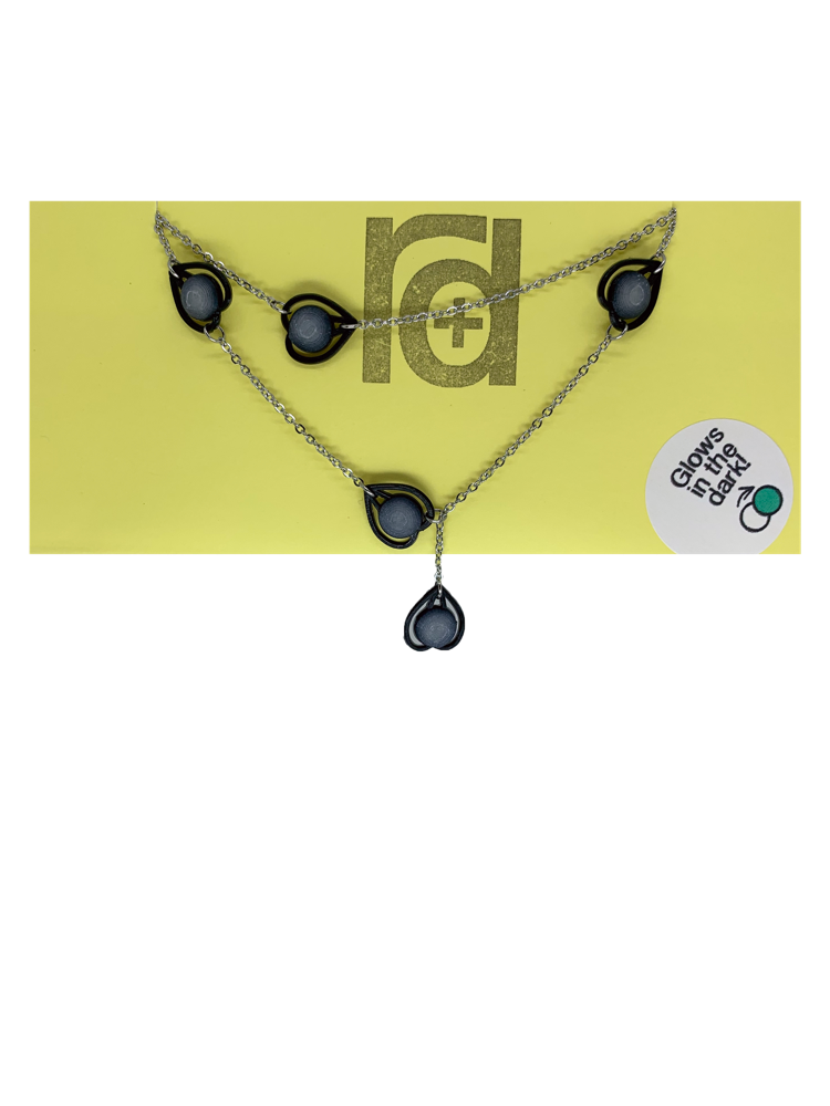 Glowing, Glowing, Gone 3D Printed Necklace