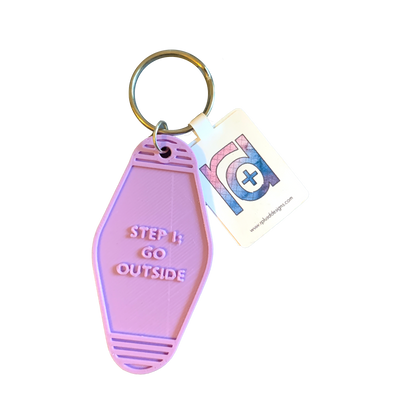 Cheeky 3D Printed Vintage Style Keychains