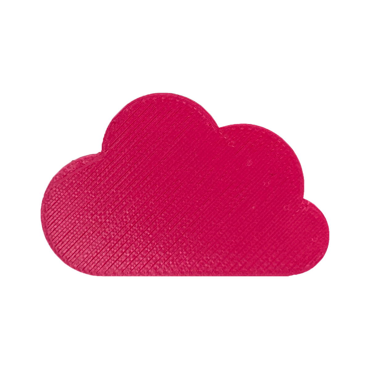 This is a sample of our hot pink eco friendly 3D printer filament. Electric and shocking, hot pink might not be for the faint of heart, but will certainly make for an eye catching statement.