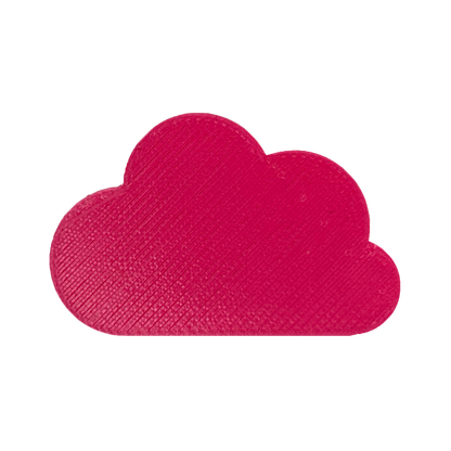 This is a sample of our hot pink eco friendly 3D printer filament. Electric and shocking, hot pink might not be for the faint of heart, but will certainly make for an eye catching statement.