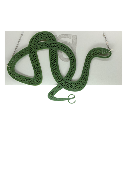 Hugs and Hisses 3D Printed Necklace