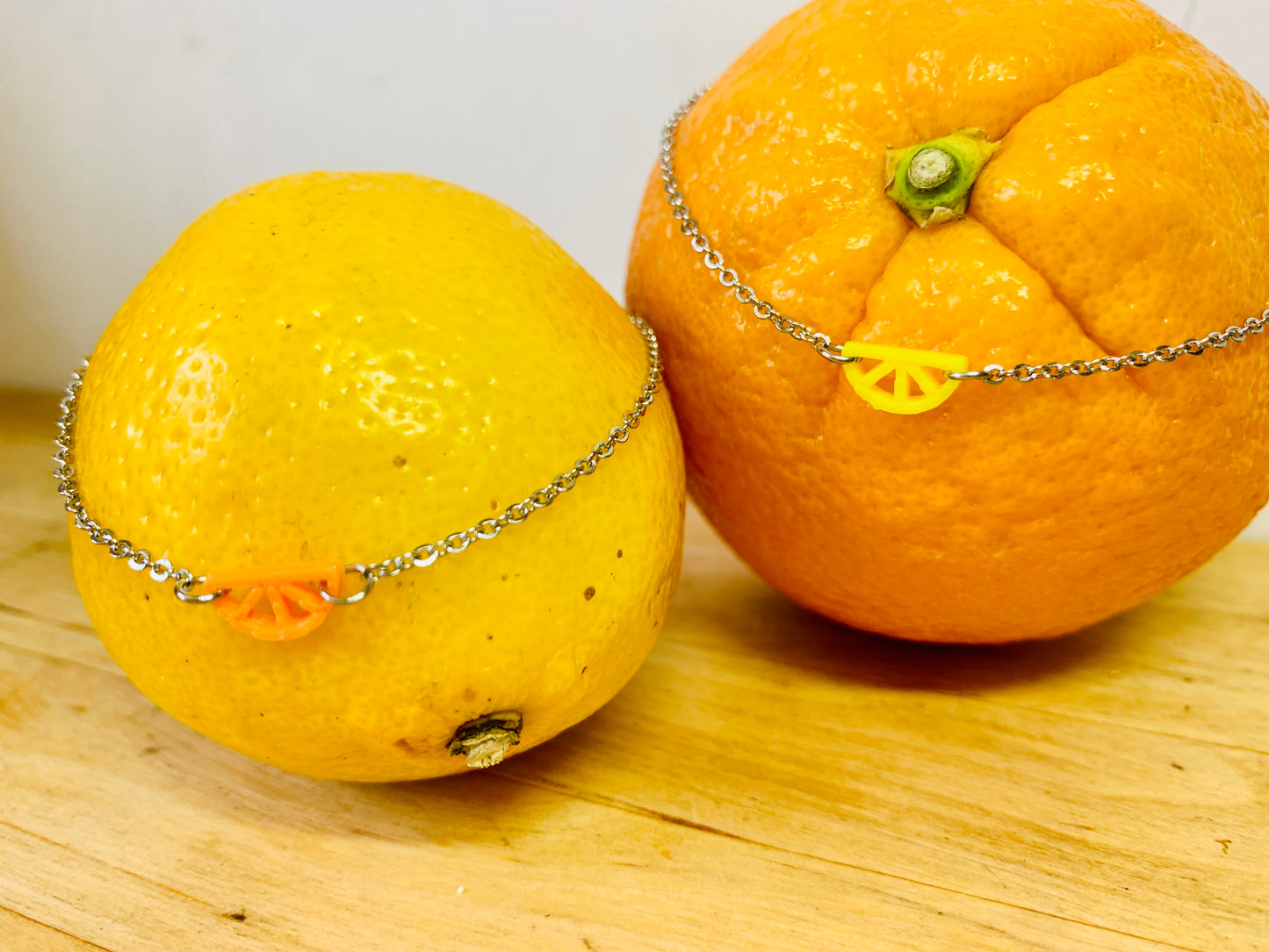 Citrus Got Real 3D Printed Necklace