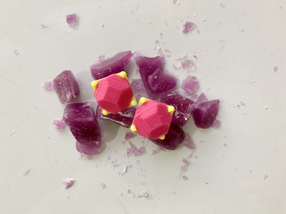 Rock Candy 3D Printed Earrings