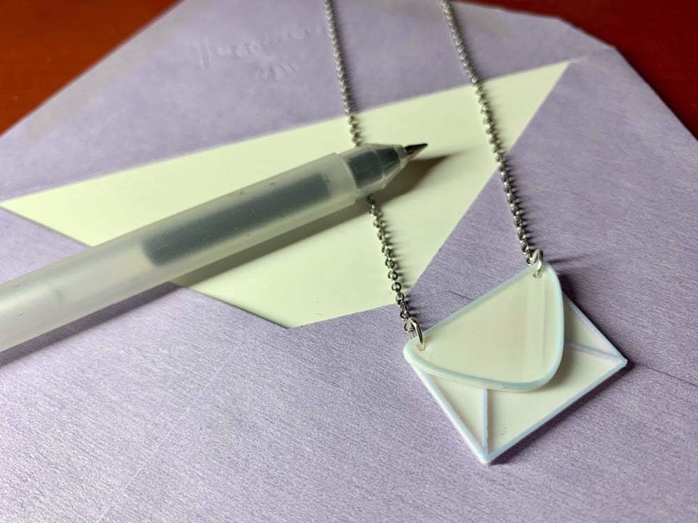 Love Letter 3D Printed Necklace