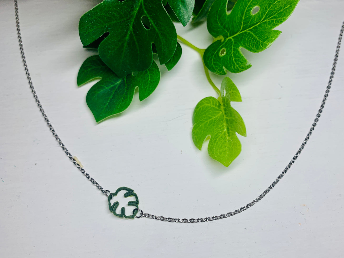 Hey Girl-Frond!! 3D Printed Necklace