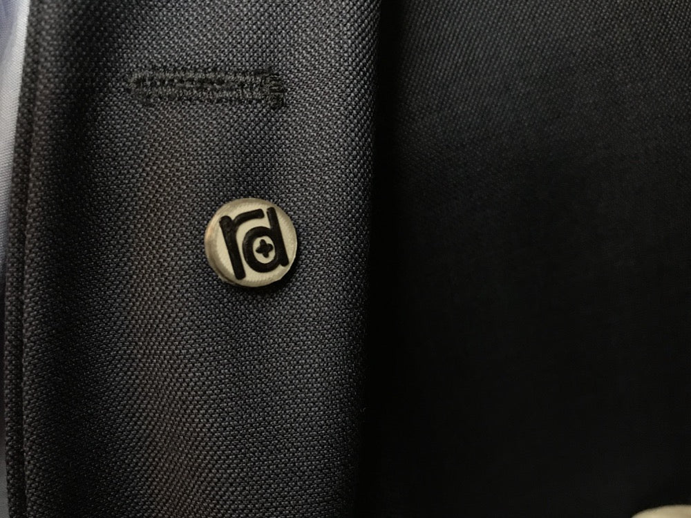 Penguin Suit 3D Printed Lapel Pin/Tie Tack and Cufflinks