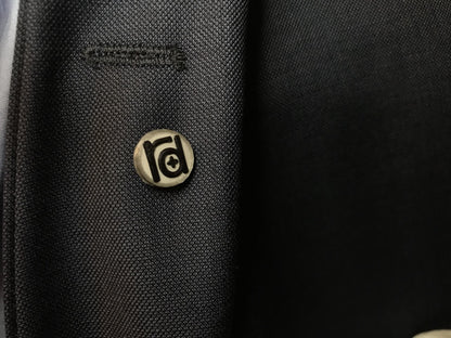 Penguin Suit 3D Printed Lapel Pin/Tie Tack and Cufflinks