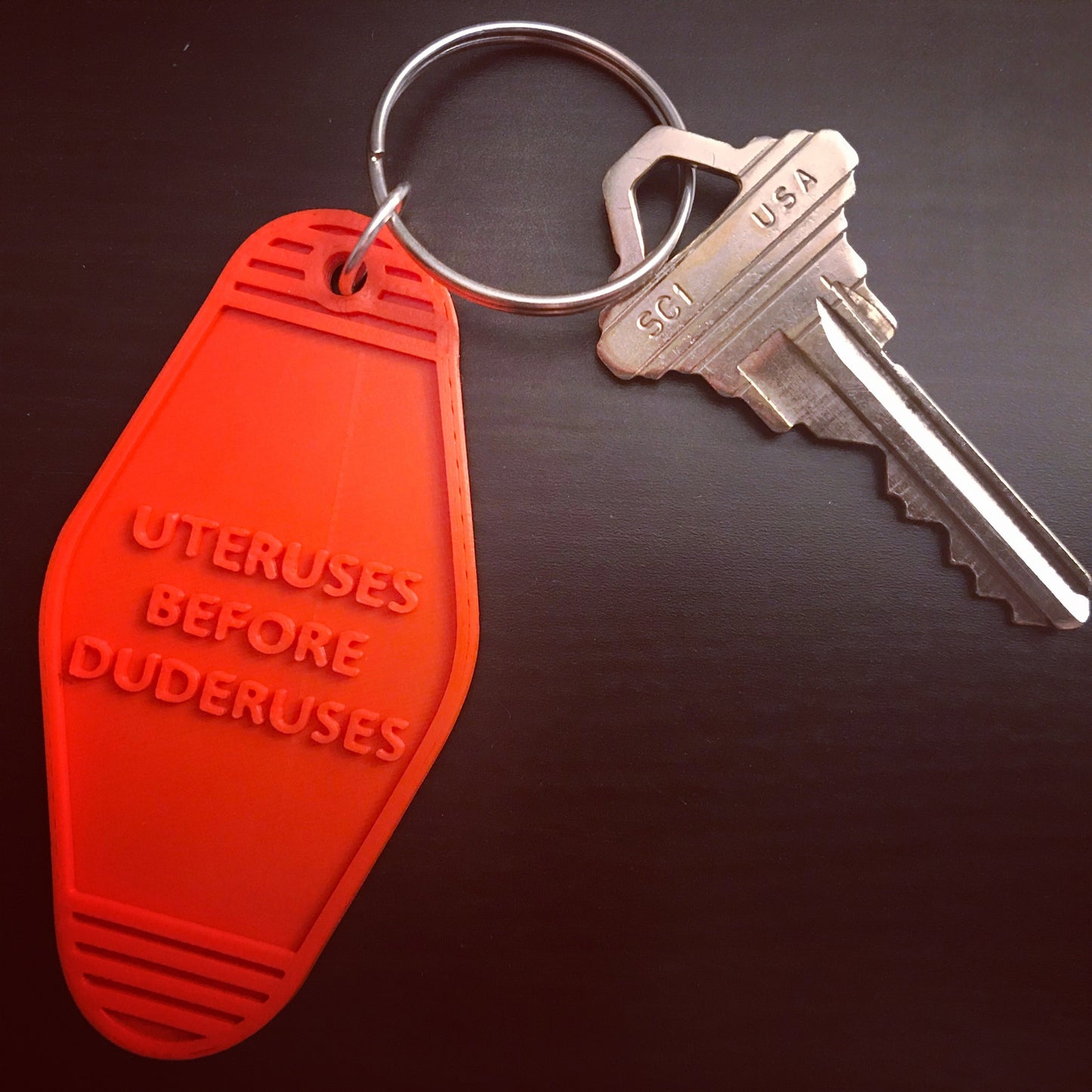 Cheeky 3D Printed Vintage Style Keychains