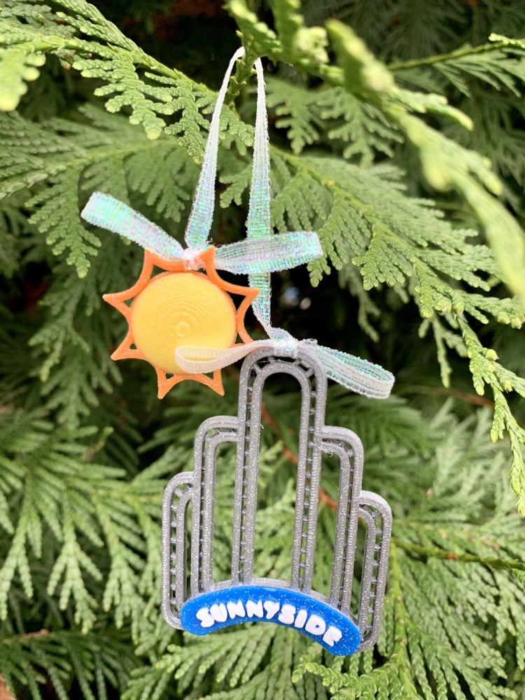 Happy Sol-idays from Sunnyside! 2019 3D Printed Ornament