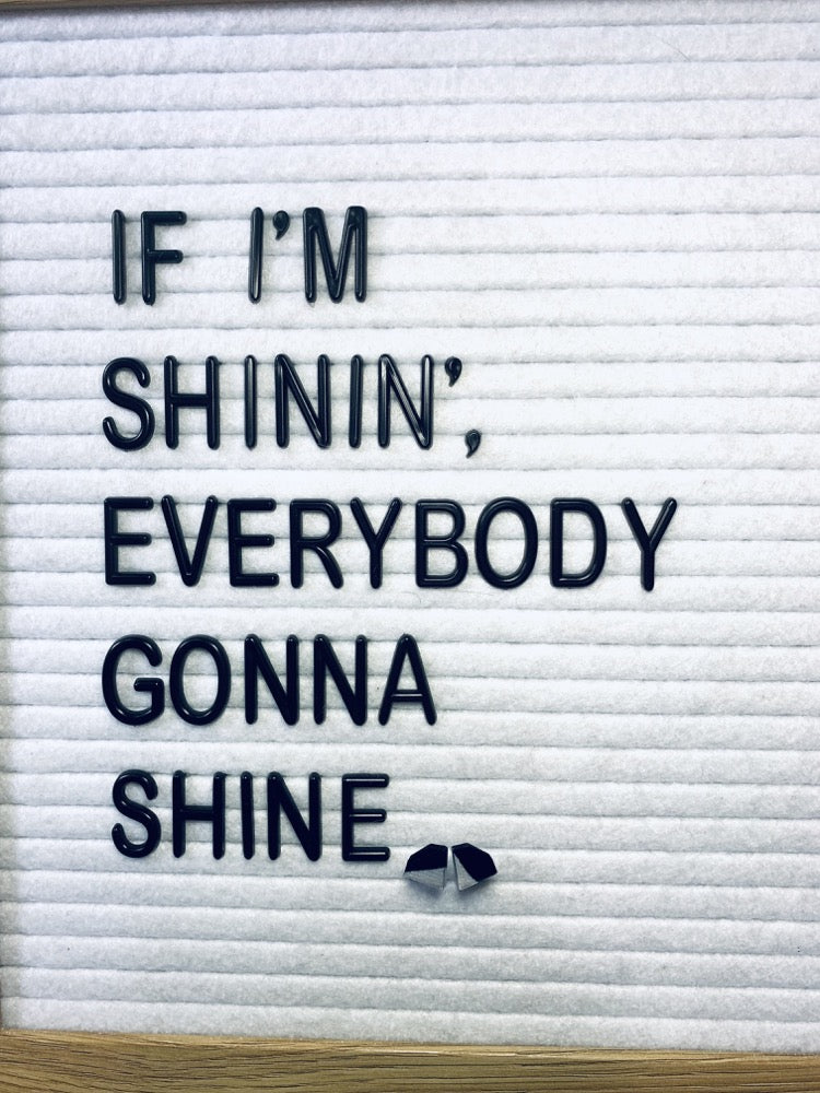 Shine Bright Like a Diamond 3D Printed Earrings
