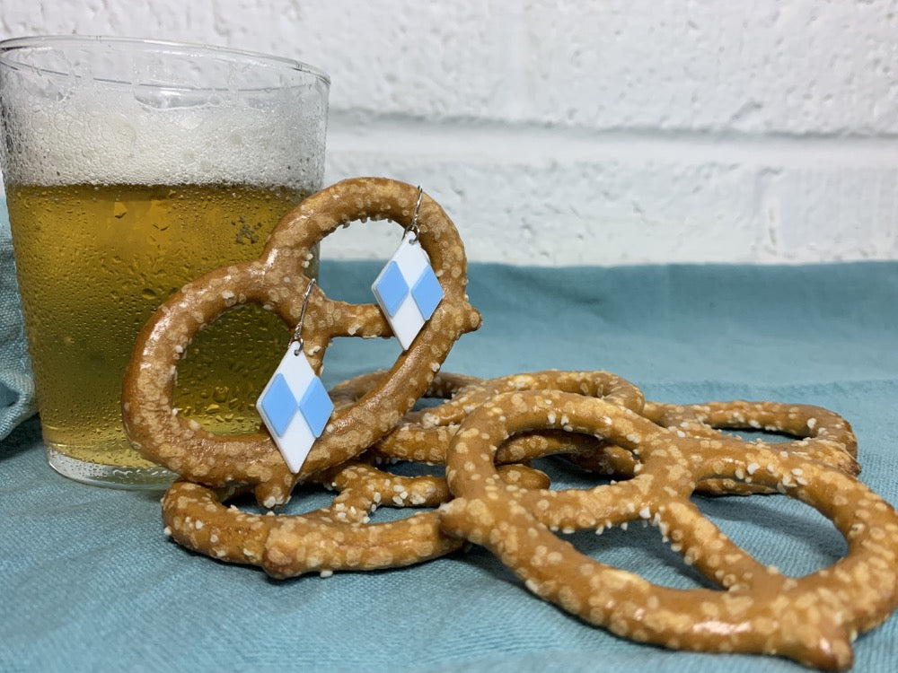 Need a Lozenge? 3D Printed Earrings