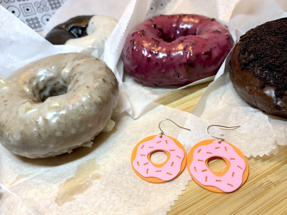 Donut You Want Them? 3D Printed Earrings