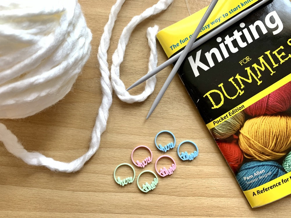 In Deep Knit 3D Printed Stitch Markers