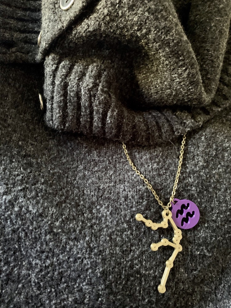 Written in the Stars 3D Printed Necklace