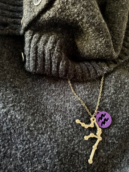 Written in the Stars 3D Printed Necklace