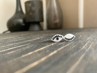 Great Minds Wink Alike 3D Printed Earrings