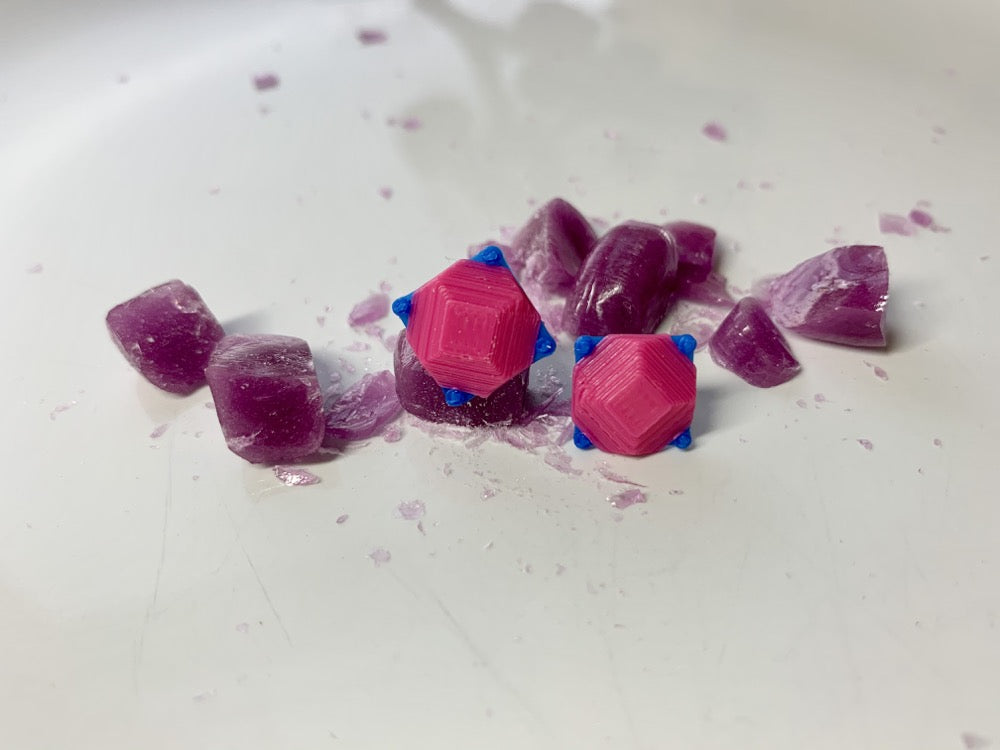 Rock Candy 3D Printed Earrings
