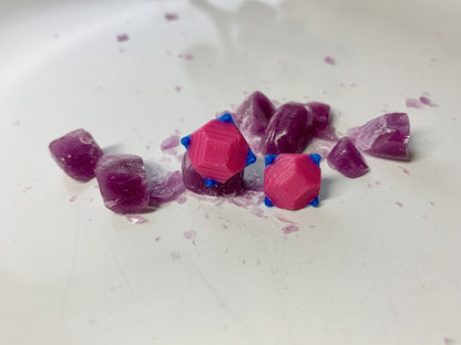 Rock Candy 3D Printed Earrings