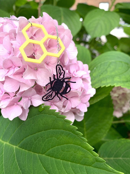 Let It Bee 3D Printed Necklace