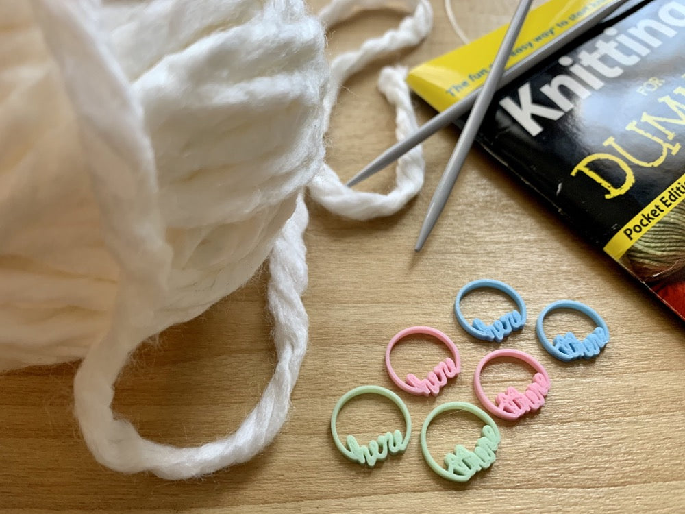 In Deep Knit 3D Printed Stitch Markers