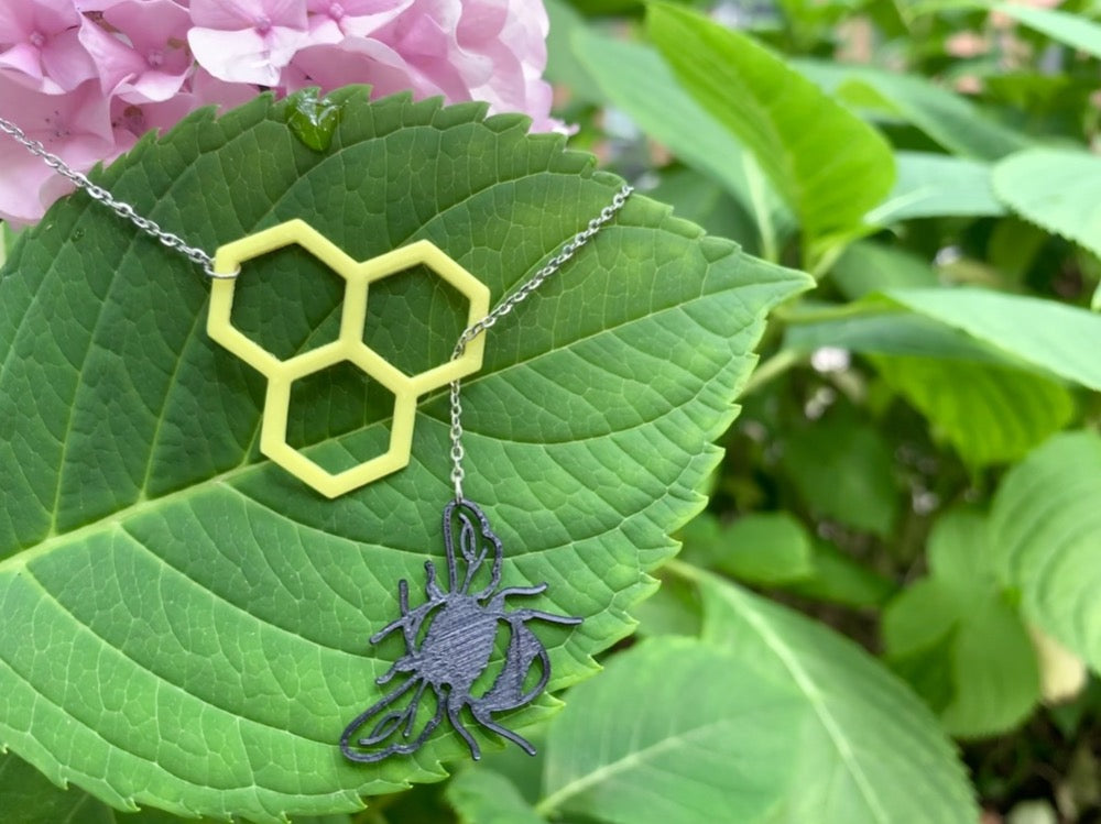 Let It Bee 3D Printed Necklace