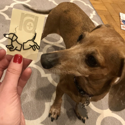 Stretch It Out 3D Printed Earrings