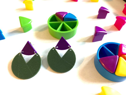 Not So Trivial 3D Printed Earrings