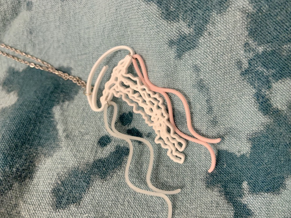 Don't Be Jelly 3D Printed Necklace