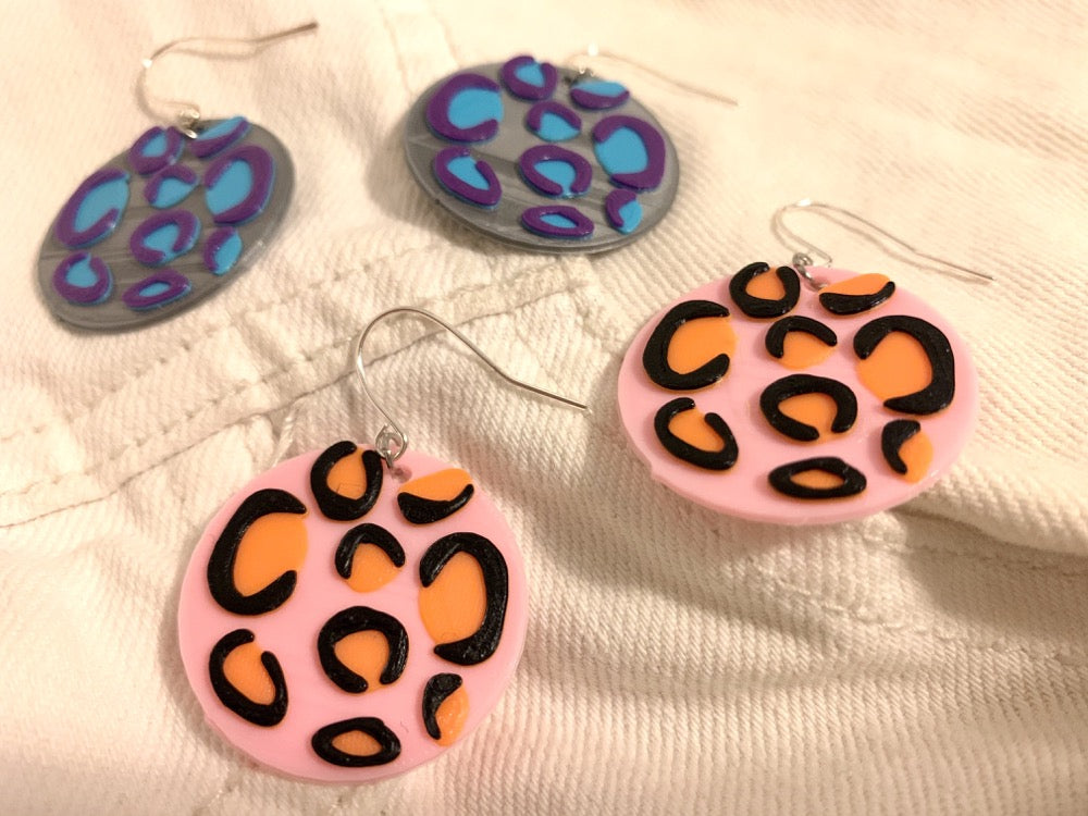 Spot On 3D Printed Earrings
