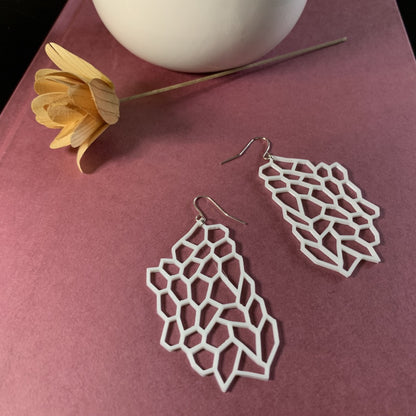 Water Runs Dry 3D Printed Earrings
