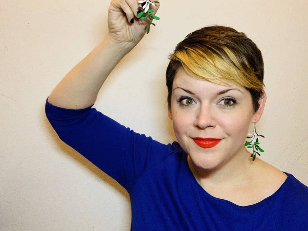 Plant One On Me 3D Printed Earrings