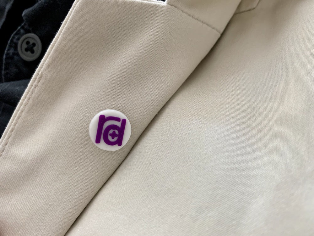 Rainbow Connection 3D Printed Lapel Pin/Tie Tack and Cufflinks