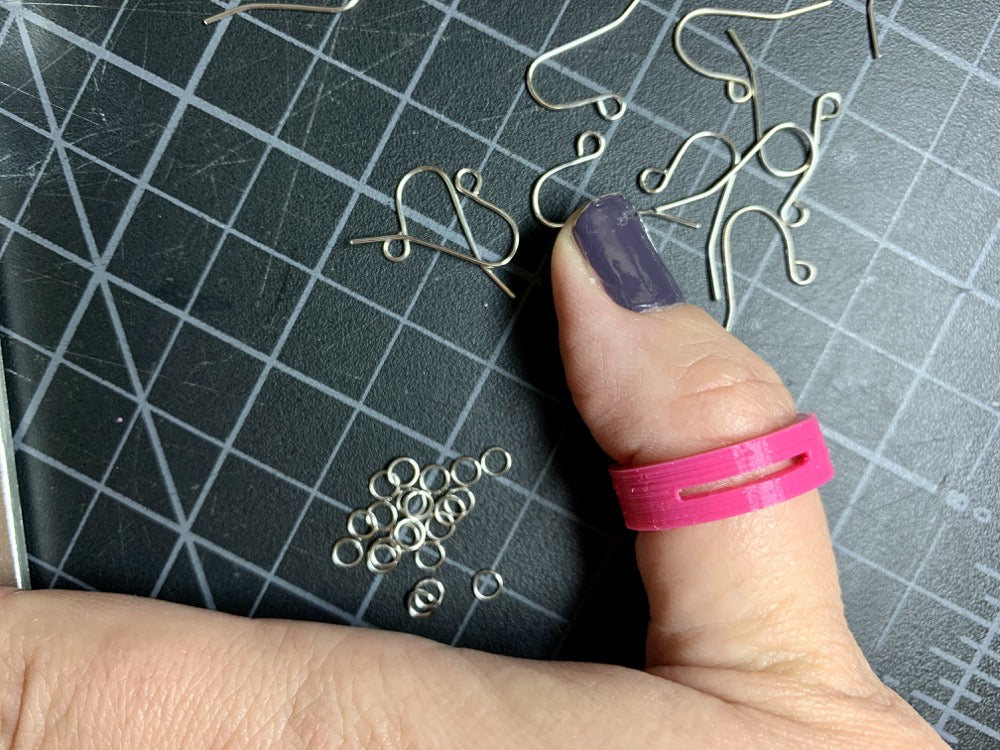 Jump Through Hoops 3D Printed Ring for Jewelry Making