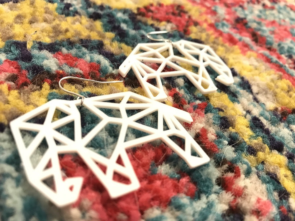 Holiday Party 3D Printed Earrings