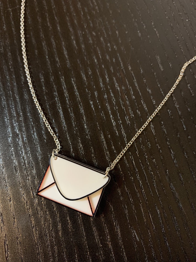 Love Letter 3D Printed Necklace