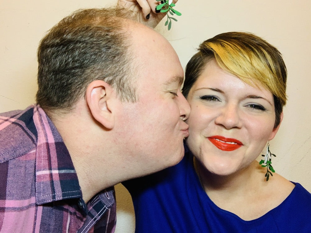 Plant One On Me 3D Printed Earrings