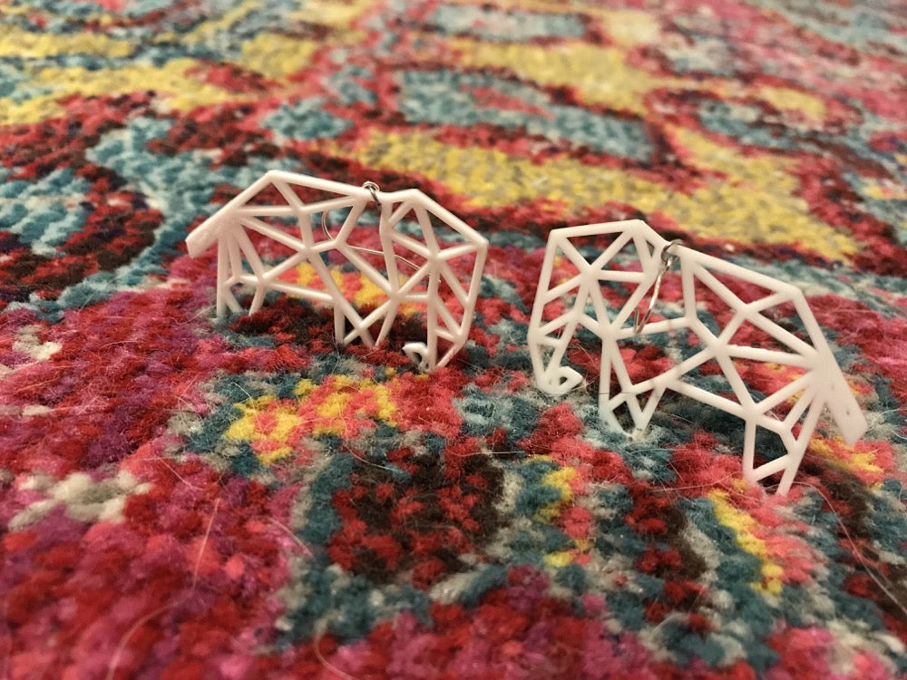 Holiday Party 3D Printed Earrings