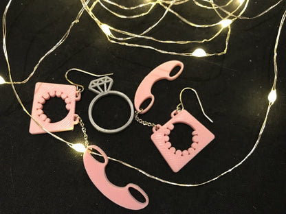 Off The Hook 3D Printed Earrings