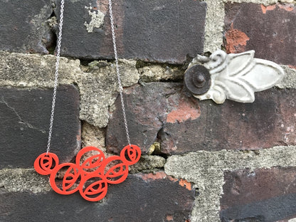 I Never Promised You a Rose Garden 3D Printed Necklace