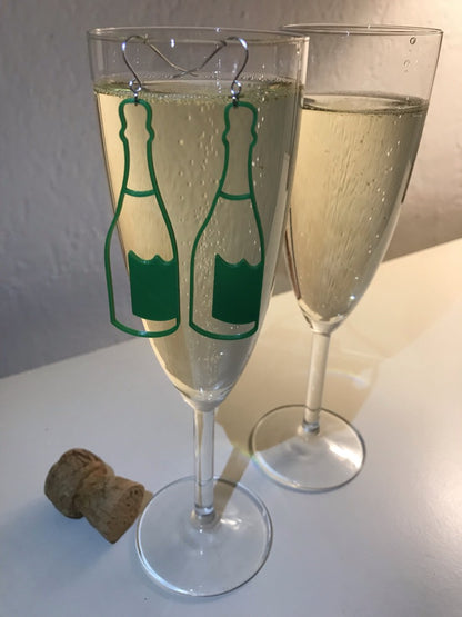 Sip, Sip, Hooray!! 3D Printed Earrings