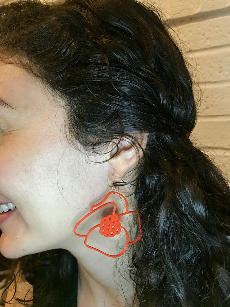 3D Printed Circle Dangle Earrings Available in Many Colors - Shop 3D  Printed Earrings